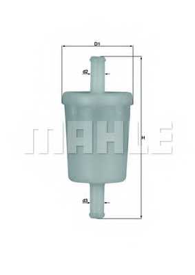 Фильтр топливный MAHLE ORIGINAL 70537082 / KL 260 OF - изображение