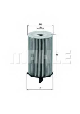 Фильтр масляный MAHLE ORIGINAL 70542571 / OX 417D - изображение Фильтр масляный MAHLE ORIGINAL 70542571 / OX 417D - изображение
