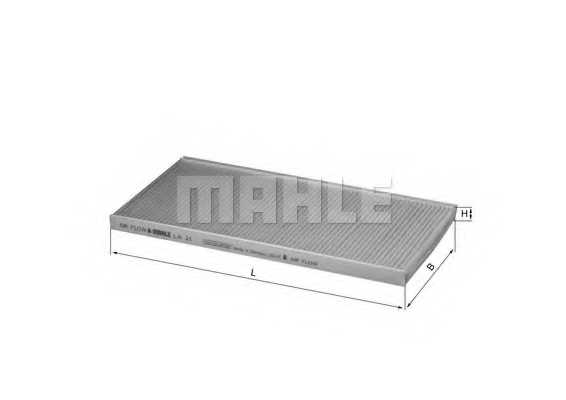 Фильтр салонный MAHLE ORIGINAL 76417166 / LA 21 - изображение