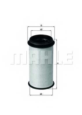 Фильтр воздушный MAHLE ORIGINAL 76612030 / SOX 1 - изображение