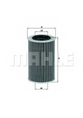 MAHLE OX260D - фильтр масляный - изображение MAHLE OX260D - фильтр масляный - изображение