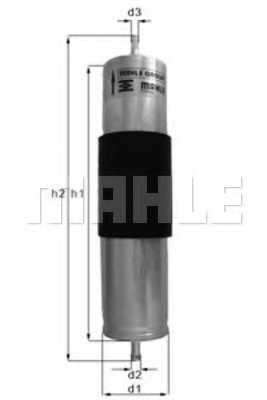 MAHLE KL473 - фильтр топливный - изображение 1