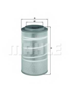 Фильтр воздушный MAHLE ORIGINAL 76886808 / LX 1457 - изображение