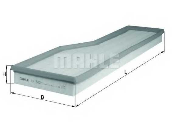 MAHLE LX5821 - фильтр воздушный - изображение