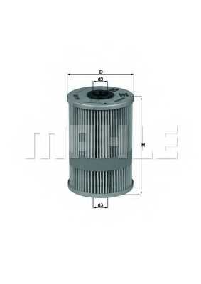 Фильтр масляный MAHLE ORIGINAL 78732117 / OX 99 - изображение