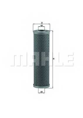 Фильтр масляный MAHLE ORIGINAL 78737652 / OX 147D - изображение