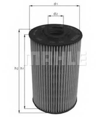 Фильтр масляный MAHLE ORIGINAL 79618372 / OX 137D - изображение 1