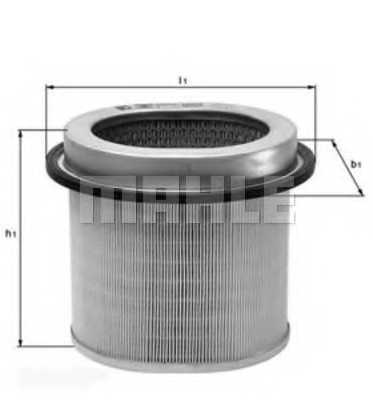 Фильтр воздушный MAHLE ORIGINAL 79689803 / LX 670 - изображение 1