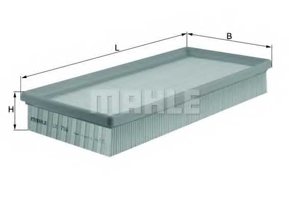 MAHLE LX756 - фильтр воздушный - изображение