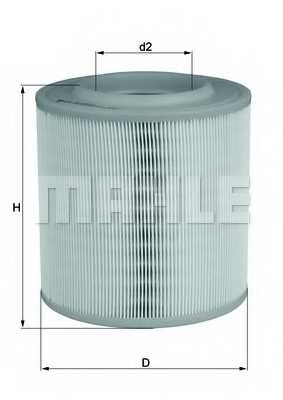 Фильтр воздушный MAHLE ORIGINAL 70582972 / LX 3143 - изображение