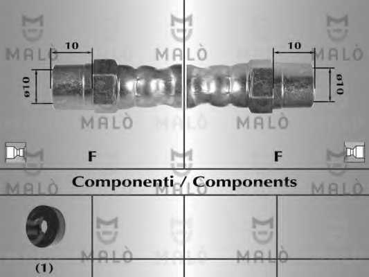 Тормозной шланг MALO 8230 - изображение