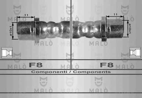 Тормозной шланг <b>MALO 8938</b> - изображение