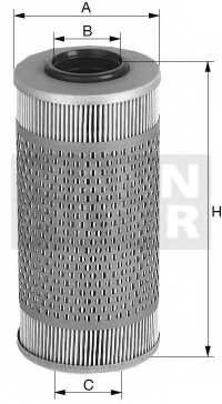 Фильтр масляный MANN-FILTER H 43/2 - изображение
