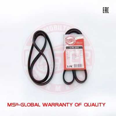 Ремень поликлиновый 5PK1010 5PK1010-PCS-MS <b>MASTER-SPORT 5PK1010PCSMS</b> - изображение