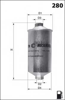 Фильтр топливный MECAFILTER ELE6030 - изображение