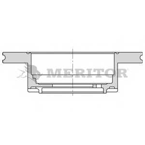 Тормозной диск MERITOR MBR6010 - изображение Тормозной диск MERITOR MBR6010 - изображение