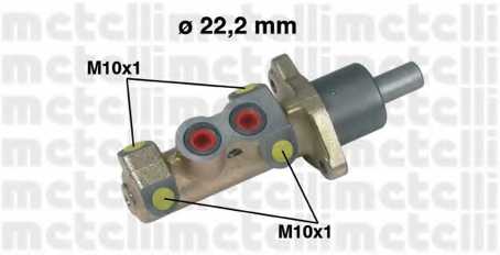 Главный тормозной цилиндр METELLI 05-0326 - изображение