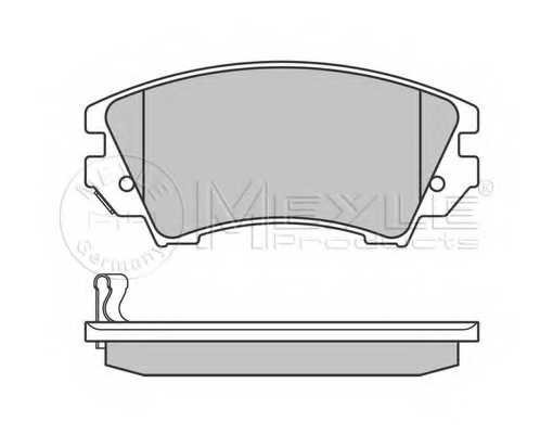 Колодки тормозные дисковые передний для OPEL ASTRA GTC J, ASTRA, CASCADA(W13), INSIGNIA, ZAFIRA(P12) / SAAB 9-5(YS3G) <b>MEYLE 025 244 1219/W / MBP0591</b> - изображение 1