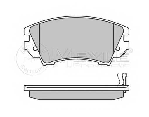 Колодки тормозные дисковые передний для OPEL ASTRA GTC J, ASTRA, CASCADA(W13), INSIGNIA, ZAFIRA(P12) / SAAB 9-5(YS3G) <b>MEYLE 025 244 1219/W / MBP0591</b> - изображение 2