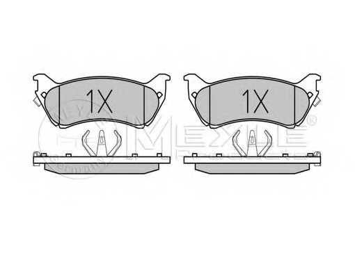 Колодки тормозные дисковые задний для MERCEDES M(W163) <b>MEYLE 025 231 8917/W / MBP0283</b> - изображение Колодки тормозные дисковые задний для MERCEDES M(W163) <b>MEYLE 025 231 8917/W / MBP0283</b> - изображение