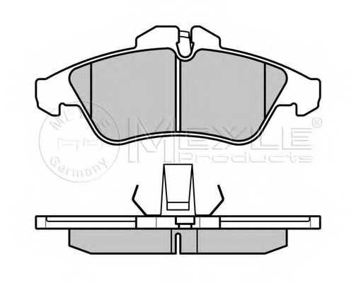 Колодки тормозные дисковые передний для MERCEDES SPRINTER(903,909) <b>MEYLE 025 239 9020 / MBP0497</b> - изображение 1