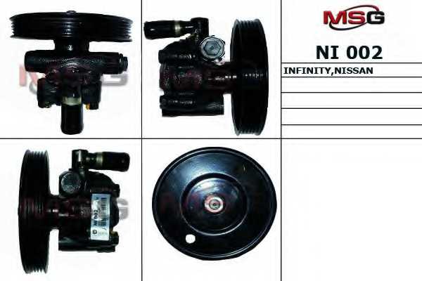 Насос гидроусилителя руля MSG NI 002 - изображение Насос гидроусилителя руля MSG NI 002 - изображение