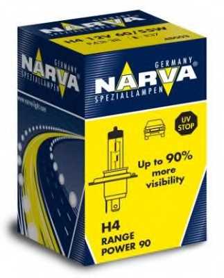 NARVA 48003 - лампа H4 12V 60/55W P43t-38 (серия Range Power 90) - изображение 2