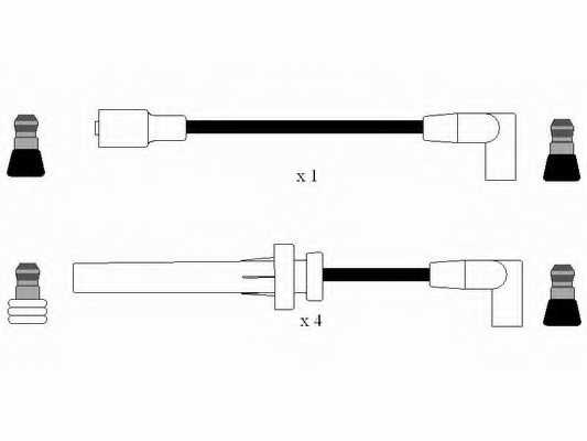 Комплект проводов зажигания NGK RC-CR606 / 7248 - изображение 1