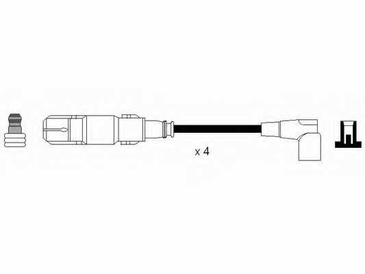 Комплект проводов зажигания NGK RC-ST901 / 7303 - изображение 1