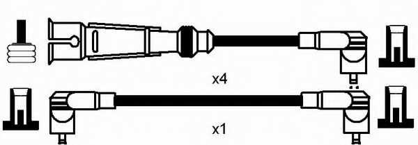 Комплект проводов зажигания NGK RC-ST902 / 7313 - изображение 1