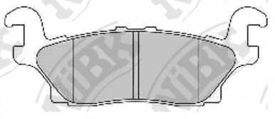 Колодки тормозные дисковые задний для HUMMER HUMMER H3 <b>NiBK PN0499</b> - изображение