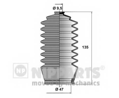 Комплект пылника рулевого управления NIPPARTS J2842002 - изображение