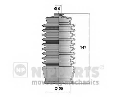 Комплект пылника рулевого управления NIPPARTS J2852003 - изображение