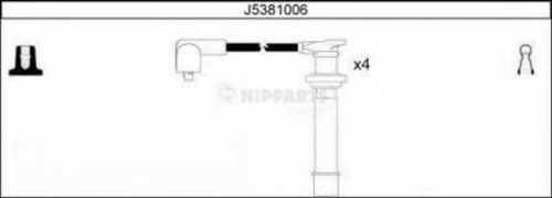 Комплект проводов зажигания NIPPARTS J5381006 - изображение