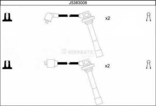Комплект проводов зажигания NIPPARTS J5383008 - изображение