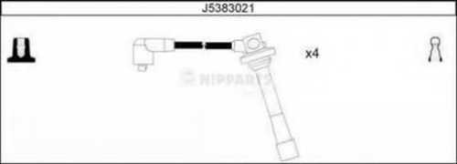 Комплект проводов зажигания NIPPARTS J5383021 - изображение