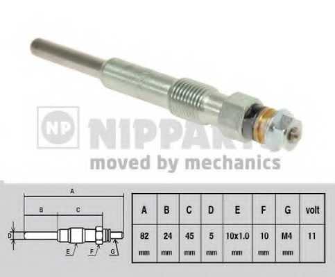 Свеча накаливания NIPPARTS J5714000 - изображение
