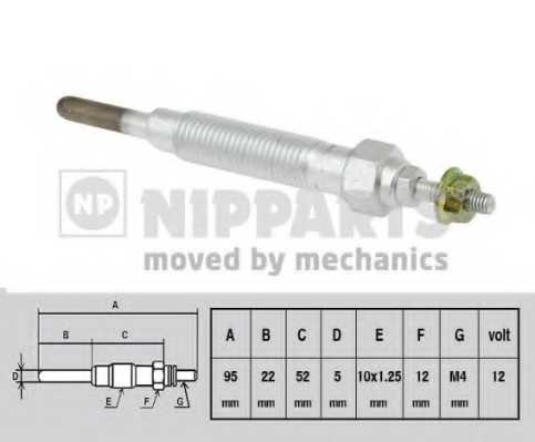 Свеча накаливания <b>NIPPARTS J5715000</b> - изображение