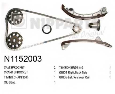 Комплект цепи привода распредвала <b>NIPPARTS N1152003</b> - изображение