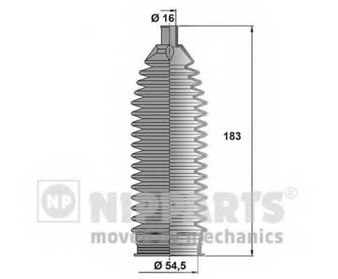 Комплект пылника рулевого управления NIPPARTS N2840512 - изображение