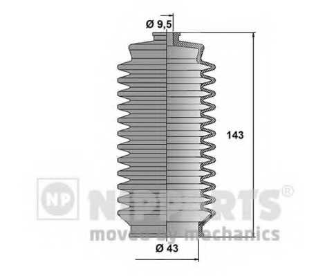 Комплект пылника рулевого управления NIPPARTS N2842031 - изображение