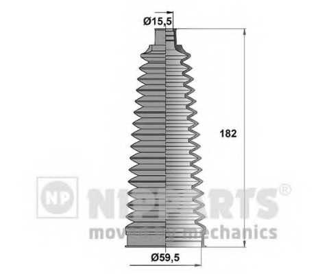 Комплект пылника рулевого управления NIPPARTS N2842043 - изображение