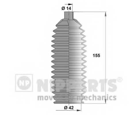 Комплект пылника рулевого управления NIPPARTS N2846014 - изображение