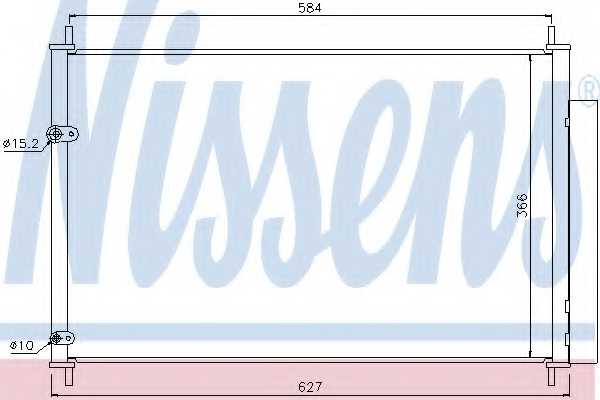 Конденсатор кондиционера NISSENS 940037 - изображение