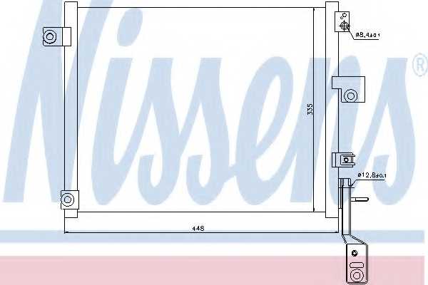 Конденсер HYUNDAI ATOS <b>NISSENS 940171</b> - изображение