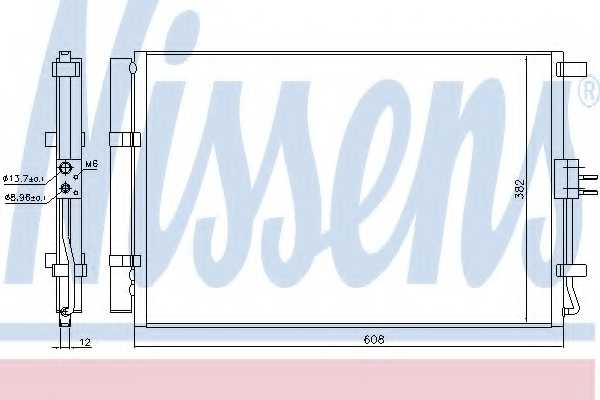 Конденсатор кондиционера NISSENS 940573 - изображение