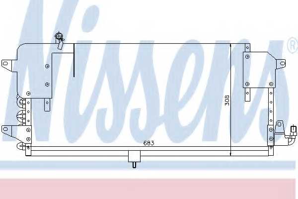 Конденсатор кондиционера NISSENS 94174 - изображение