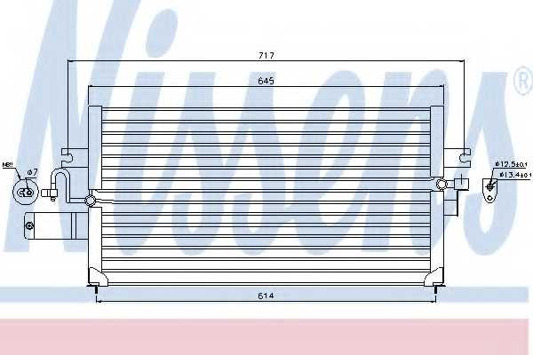 Конденсатор кондиционера NISSENS 94427 - изображение