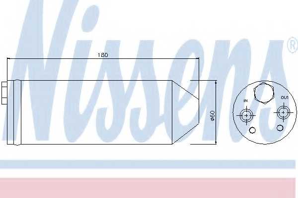Осушитель кондиционера NISSENS 95256 - изображение