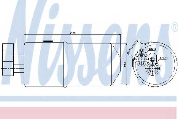 Осушитель кондиционера NISSENS 95436 - изображение